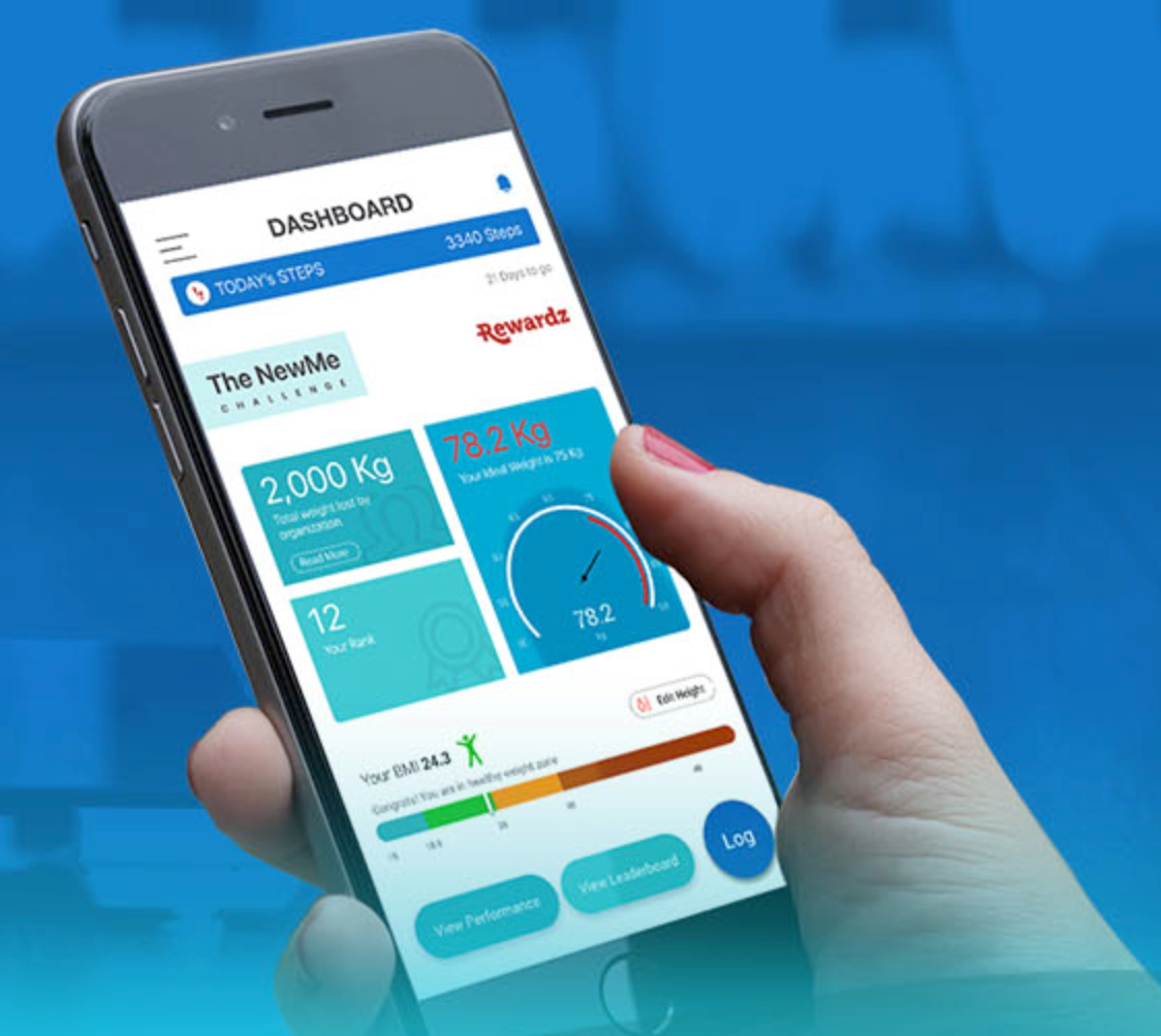 Flabuless wellness app, PC: Rewardz Website
